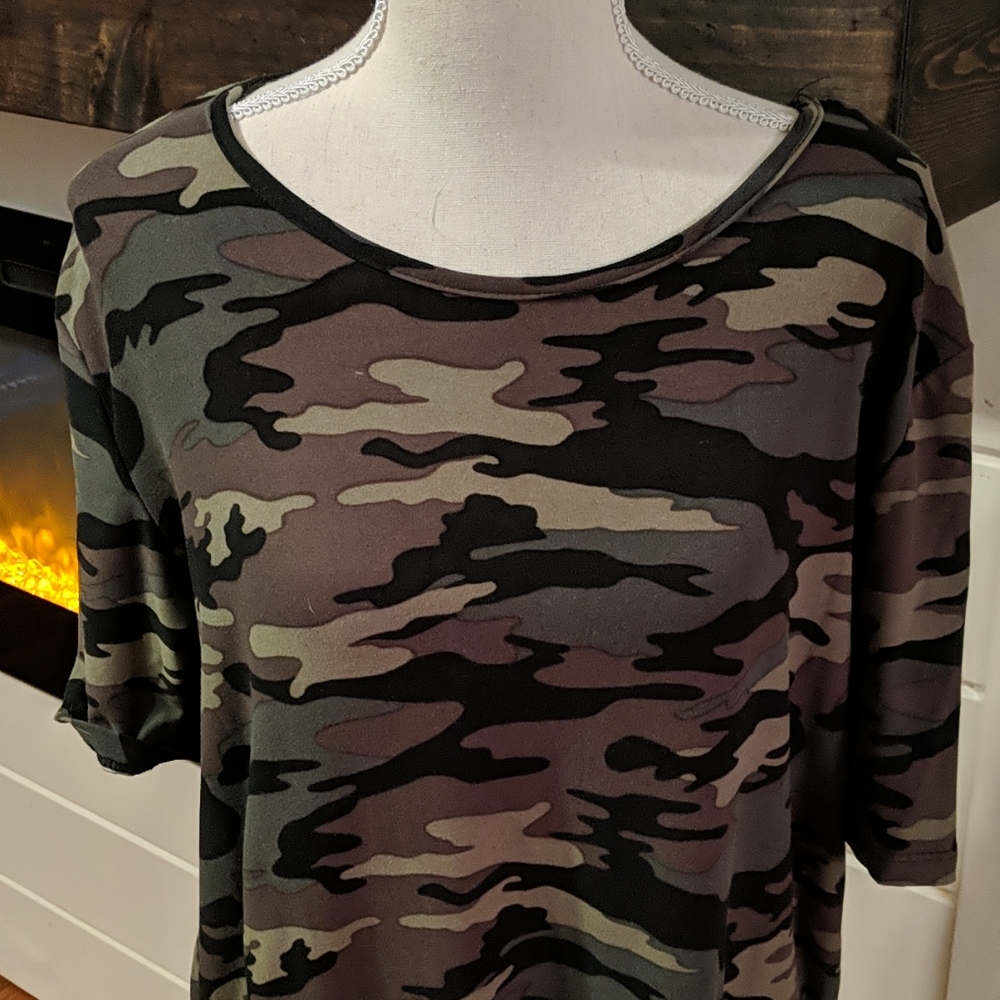 Bobbie Brooks Camouflage Dress - Green and Black - Picture 2 of 5